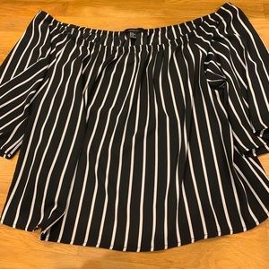 trendy off the shoulder blouse